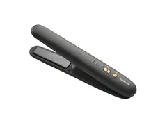 コイズミ ヘアアイロン ストレート コードレス USB充電式 海外対応 2段階温度調節 持ち運び コンパクト ポーチ付き チャコールグレー KHS-8660/Ht f756618b