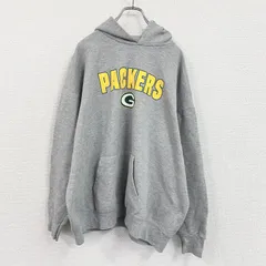 古着 used　NFL　PACKERS　パッカーズ　スウェットパーカー/フーディー　灰色　グレー　