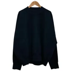 良品 25AW  journal standard luxe ジャーナルスタンダード ラックス ボイルメリノウールクルーネックプルオーバー ネイビー レディース 古着 中古 USEDのサムネイル