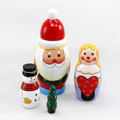 【新品】【1点販売】DETAIL[ディテール]Nord SANTACRYOSHKA[マトリョーシカ サンタリョーシカ ノルド スノーマン 雪だるま クリスマス オーナメント インテリア オブジェ 北欧]のサムネイル