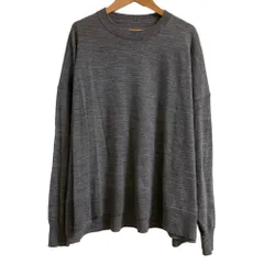 美品 23AW JOURNAL STANDARD LUXE ジャーナルスタンダードラックス クルーネック ニット トップス グレー レディース 古着 中古 USEDのサムネイル