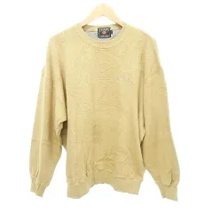 チャップス CHAPS ラルフローレン コットン ニット セーター 長袖 国内正規 Lサイズ ベージュ