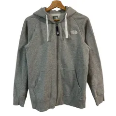美品 THE NORTH FACE  ノースフェイス リアビューフルジップフーディ パーカー NTW12442 サイズXL グレー レディース 古着 中古 USED