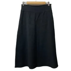 美品 JIL SANDER ジルサンダー ロングフレアスカート サイズ38 ブラック レディース 古着 中古 USEDのサムネイル