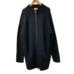 良品 Calvin Klein カルバンクライン ブークレ ウール ダブルジップ ミドルコート サイズS ブラック レディース 古着 中古 USEDのサムネイル