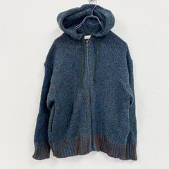 古着 used　MARNI　マルニ　UNIQLO　ユニクロ　ミックスカラーニットオーバーサイズジップアップパーカー　マルチカラー　Sサイズ