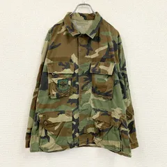 古着 used　U.S.ARMY　BDUジャケット　ミリタリージャケット　ヴィンテージ　カモフラ　迷彩柄　マルチカラー　カーキ　Mサイズ