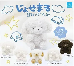 じょせまる ぬいぐるみ 全5種セット コンプリート フルコンプ ガチャ ガチャガチャ カプセルトイ じょせまる (白)  じょせまる (おぱんつ)  らて  じょせまる (耳伸び)  じょせまる (黒) キーホルダー 丸カラビナ付き SNS 大人気