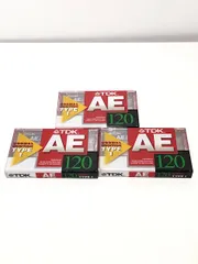 TDK カセットテープ AE120 120分　ノーマルポジション ノーマル 3本のサムネイル