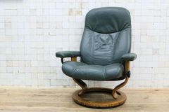 美品□カリモクkarimoku□牛本革□オーク材□1人掛け□ZTシリーズ