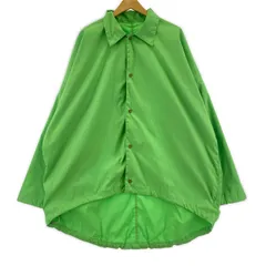 URU ウル LONG SLEEVE SHIRTS 22STN01 ドルマン オーバーサイズ長袖シャツ size3/イエローグリーンのサムネイル
