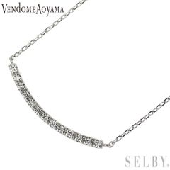 美品】ヴァンドーム青山 ダイヤモンド リュール ネックレス PT850