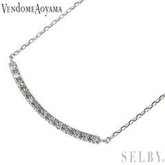 ヴァンドーム青山 Pt950/ Pt850 ダイヤモンド ペンダントネックレス