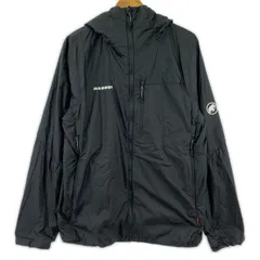 Mammut マムート 1013-02610 裏起毛 フーデッドジャケット sizeXL/ブラック