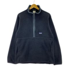 patagonia パタゴニア 25735F6 ハーフジップ フリースジャケット sizeM/ブラック