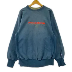 Champion REVERSE WEAVE ロゴ刺繍スウェット sizeX-LARGE/グリーン系