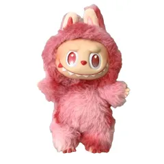 ラブブ ぬいぐるみ チャーム キーホルダー レッド ■GY06