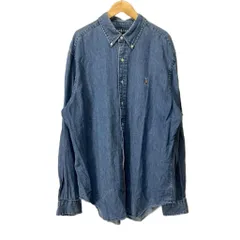 ポロ バイ ラルフローレン Polo by Ralph Lauren デニムシャツ オールド ポニー刺繍 インディゴ XL