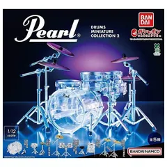 Pearl Drums Miniature Collection2 全5種セット パール ドラムス フルコンプ コンプ コンプリート ガチャ ガチャガチャ カプセルトイ ミニチュア フィギュア コレクション タム バスドラム シンバル ドラム 太鼓