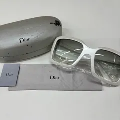 【i】Dior ディオール サングラス Christian Dior ホワイト レディース /260326