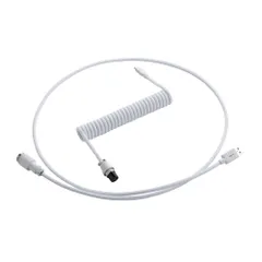 新品 CableMod Pro Coiled Keyboard Cable (Glacier White USB A to USB Type C 150cm)
