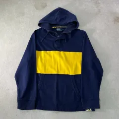 105 ポロラルフローレン バイカラー ハーフジップ フーディー