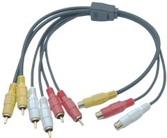 新品 カモン COMON RCA-AV2分配ケーブル(メス-オスx2) AVF-Y