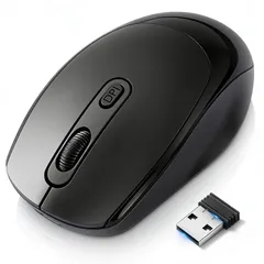 新品 【2025 人気】 ZKBBA マウス 無線 ワイヤレスマウス Bluetooth 5.2 + 2.4GHz 静音 瞬時接続 握りやすい 3段階DPI切替 Type-c充電式 省エネ 光学式 高感度 高精度 高耐久 携帯に便利な Mac/Windows/