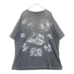 VINTAGE (ヴィンテージ) 90S M.C. ESCHER DRAWINGS エッシャー ドローウィング アート 半袖Tシャツ カットソー ブラック