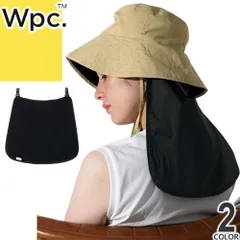 wpc w.p.c 帽子 UVカット接触冷感ネックシェード レディース 2026年春夏新作 ネックガード ネックカバー おしゃれ 黒 ブラック UV PROTECTION COOL TOUCH NECK SHADE W205-001-103