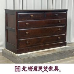 北海道民芸家具 樺無垢材 下駄箱 シューズボックス 玄関収納 靴箱 和家