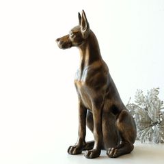 グレイハウンド の 置物 真鍮 オブジェ ヴィンテージ 犬 - メルカリ