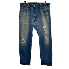 メキシコ製 Levi's501 デニムパンツ W38 インディゴブルー リーバイス ボタンフライ ビッグサイズ アメカジ デニム ジーンズ 2603-470