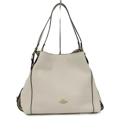 COACH イーディー ショルダーバッグ レザー chalk ホワイト系 57125