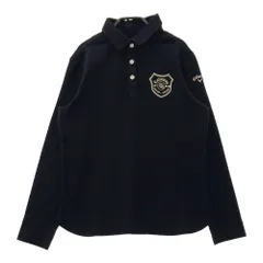 サイズ：L CALLAWAY キャロウェイ  長袖ポロシャツ  ブラック系 [240101658454] ゴルフウェア レディース ストスト