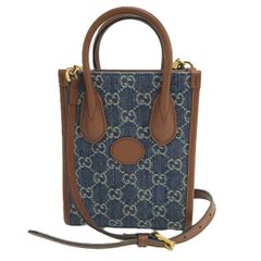 美品】GUCCI 387603 2WAY ハンドバッグ キャンバス/レザー - メルカリ