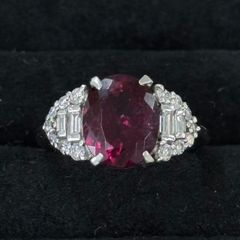大粒天然アレキサンドライト♦︎0.966ct♦︎Ptリング - メルカリ