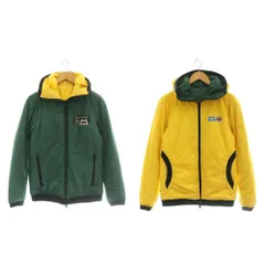 マウンテンイクイップメント MOUNTAIN EQUIPMENT リバーシブル 中綿ジャケット ジップアップ XS グリーン イエロー /CX ■ECE003のサムネイル