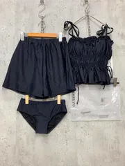 新品 OSYAREVO オシャレボ 3点セット 水着 sizeM/ブラック ■◆ レディース