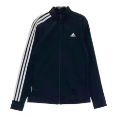 サイズ：L ADIDAS GOLF アディダスゴルフ ;GV1232 ジップジャケット トラック スリーストライプ ブラック系 [240101658693] ゴルフウェア レディース ストスト