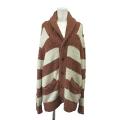 ジェラートピケオム GELATO PIQUE HOMME ナイトウエア パジャマ M ピンク 赤 レッド ボーダー柄 ショールカラー 長袖 /MD ■ECE003