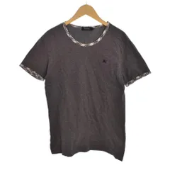 バーバリーブラックレーベル BURBERRY BLACK LABEL Tシャツ 半袖 ホース刺繡 2 グレー ■ECD002