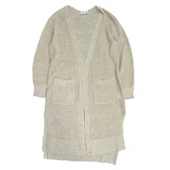Mackintosh マッキントッシュ リネン 麻 ロング丈 カーディガン 羽織 カーディガン レディース 38 麻・リネン ポリエステル ベージュ 中古のサムネイル