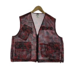 サウスツーウエストエイト 迷彩メッシュベスト 美品 サイズM パープル