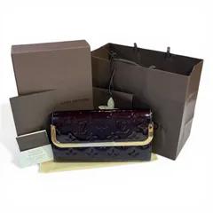 LOUIS VUITTON ルイ・ヴィトン　ポルトフォイユ・ロスモア　モノグラム・ヴェルニ　M91591　アマラント／ワインレッド　レザー　キングラム[68]