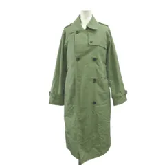 テチチ Te chichi トレンチコート M 緑 グリーン ダブルブレスト 肩章 長袖  /KT ■ECA003のサムネイル
