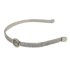 ヘッド　バンド　LV アイコニック　ストラス LOUIS VUITTON ヘアバンド ヘッドバンド LV アイコニック ストラス