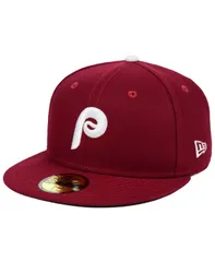 ニューエラ メンズ アクセサリー 帽子 キャップ New Era Philadelphia Phillies Authentic Collection 59FIFTY Fitted Cap Maroon マルーン