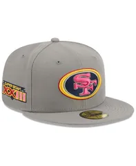 ニューエラ メンズ アクセサリー 帽子 New Era Mens Gray San Francisco 49ers Color Pack 59FIFTY Fitted Hat Gray グレー