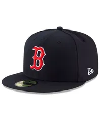 ニューエラ メンズ アクセサリー 帽子 キャップ New Era Boston Red Sox Authentic Collection 59FIFTY Fitted Cap Navy ネイビー
